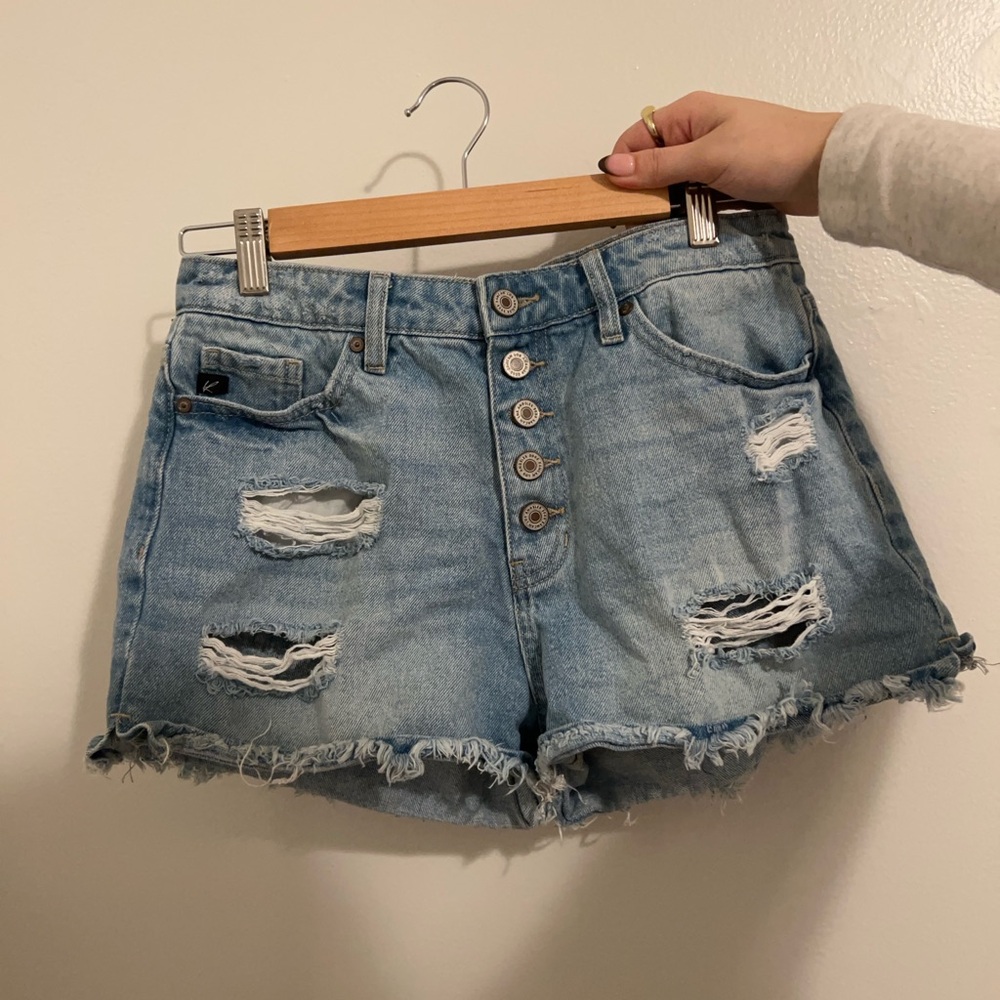 Mini jean shorts